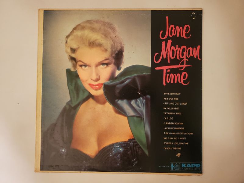 Jane Morgan Jane Morgan Time vinyl record